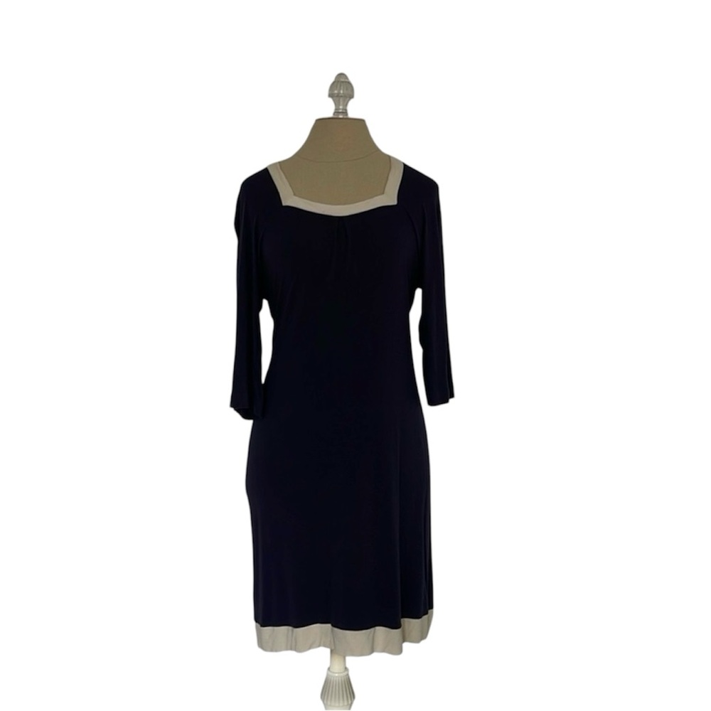 Black Neiman Marcus Exclusive Dress  3/4 sleeve size S